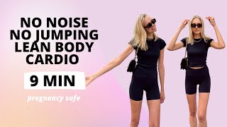 Cardio No Noise No Jumping Apartment Friendly Pregnancy Safe Workout  Nina Dapper [upl. by Naasar204]