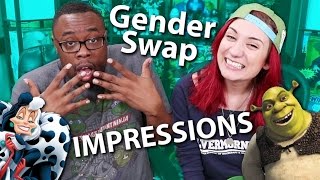 GENDERSWAP IMPRESSIONS CHALLENGE ft BLACK NERD [upl. by Shevlo614]