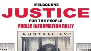 MELBOURNE JUSTICE FOR THE PEOPLE PUBLIC INFORMATION RALLY [upl. by Nilo]