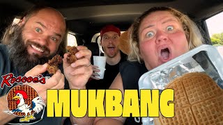 Trailer Trash Tammy Darryl amp Tad ROSCOES MUKBANG [upl. by Balthazar]