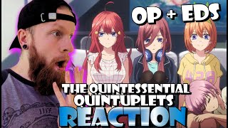 First Time Reaction The Quintessential Quintuplets OP amp ED 🤯 [upl. by Anesuza]