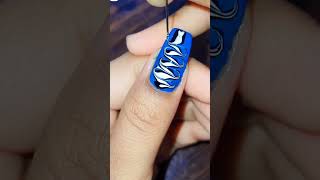 Beginner Nail Art Designs  Easy Nail Art Tutorial shorts [upl. by Yddur]