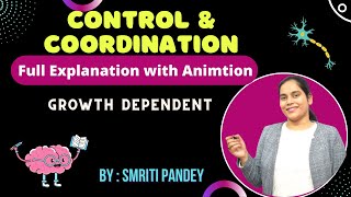 7 Growth dependent movement  Control amp coordination  Class 10 Biology  Smriti Pandey [upl. by Erreit]