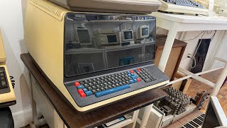 1977 DEC VT78 PDP8 Minicomputer Plays Star Trek  Hammurabi Games From RX02 Drives [upl. by Anibas]