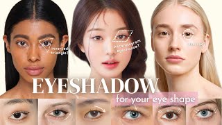 Beginners to Pro  EYESHADOW for Every EYE SHAPE  Best eye makeup for your eyes [upl. by Ellerd442]