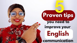 5 proven tips you need to improve your English communication skills 📍 [upl. by Natfa]