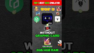 Top 3 Best Emulator For Low End PC Without Graphics Card  lowendpcemulator newemulator [upl. by Eak]