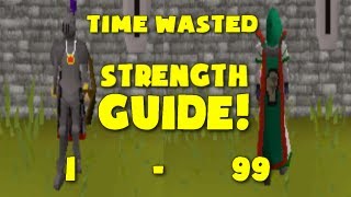 Runescape 2007 Time Wasteds 199 Strength Guide 1 Defence Pure [upl. by Odicalp]