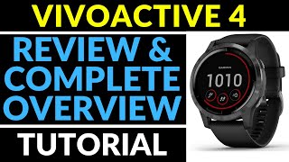 Garmin Vivoactive 4 Review and Full Walkthrough  Garmin Vivoactive 4 Overview [upl. by Sirrah224]