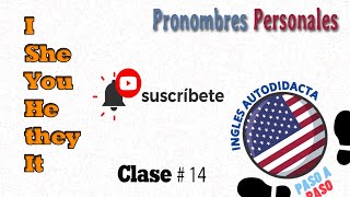 Pronombres personales en ingles [upl. by Ingalls]