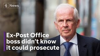 Former Post Office boss says he didn’t know they were prosecuting hundreds of subpostmasters [upl. by Ojytteb756]