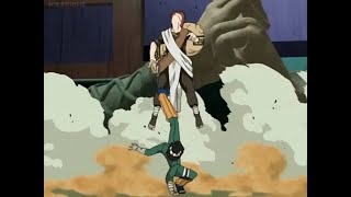 Rock Lee vs Gaara  Naruto   English Dub [upl. by Robaina698]