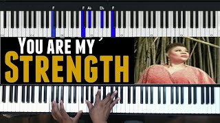 You are my strength piano tutorial [upl. by Aeslehs]