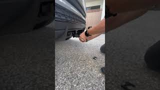 2021 Audi RSQ3 Invisible amp Detachable tow bar installed Australia Towbars [upl. by Llyrrad471]