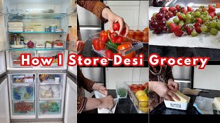 How to organise fridge and freezer grocery haul fridge organisation fridge restock [upl. by Yssim428]