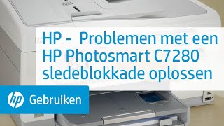 HP  Problemen met een HP Photosmart C7280 sledeblokkade oplossen [upl. by Mccready307]