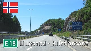 Norway E18 into Kristiansand [upl. by Sueaddaht234]