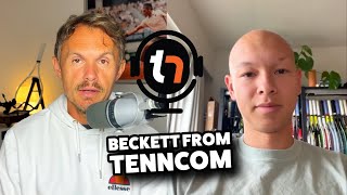 Beckett from TennCom talks racquets and more [upl. by Rehtaef]