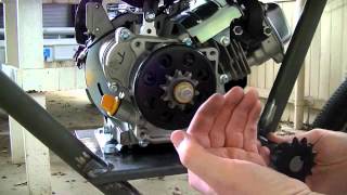 Part 9 Motorized Bike  3HP 4 Stroke Engine [upl. by Yeslah]