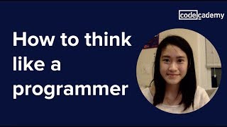 How to Think Like a Programmer [upl. by Gittle546]