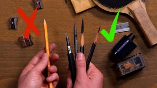 5 Pencil Sharpening Techniques for Pros [upl. by Topper]