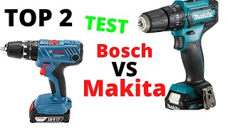 TOP 2  MEILLEURE PERCEUSEVISSEUSE SANS FIL A PERCUSSION  TEST COMPARATIF🔴BOSCH VS MAKITA🔴 [upl. by Lambard255]