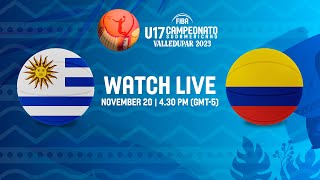 Uruguay v Colombia  Full Basketball Game  South American U17 Championship 2023 [upl. by Bertolde502]