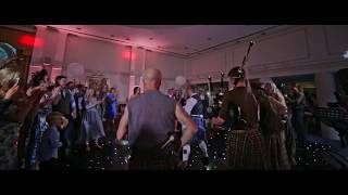 Clanadonia Scottish street band performing at wedding Balbirnie House Fife [upl. by Iborian]