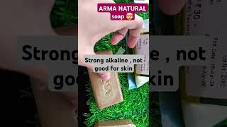 ARMA SOAP Ph level TEST  9 phlevel soap fake skincare natural ARMA [upl. by Urbano]