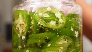 Pickled Jalapeños that make your booty burn [upl. by Ahsieni]