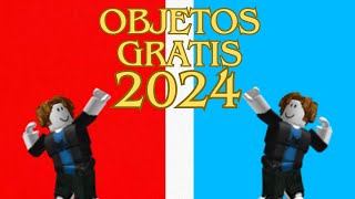 ROBLOX objetos GRATIS 2024 [upl. by Fabri]