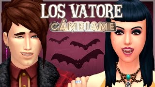 Los Sims 4 ¡CÁMBIAME VAMPÍRICO  LOS VATORE Makeover [upl. by Swen]