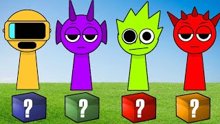 Sprunki Guesses the Mystery Gift Boxes  Fun Surprise Challenge  Sprunki Animation [upl. by Lenni]