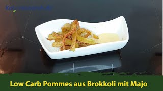 Low Carb Pommes aus Brokkoli [upl. by Hgalehs417]