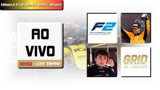 FÓRMULA 2  10ª ETAPA  BÉLGICA  QUALY  AO VIVO  LIVE TIMING [upl. by Zel]