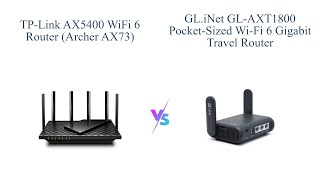 TPLink AX5400 vs GLiNet GLAXT1800 🌐🔥 [upl. by Rafaelia]