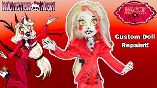 Making a CHARLIE MORNINGSTAR Hazbin Hotel Custom Doll [upl. by Bell]