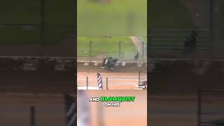 Watch THIS EPIC DIRT RACE CRASH Unfold motorsport raceday crash adrenalinerush [upl. by Jacinda]