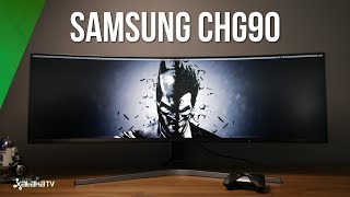 Samsung CHG90 49quot SUPER ULTRA PANORÁMICAS para un IMPONENTE monitor QLED GAMING [upl. by Leerzej902]