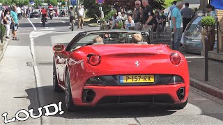 LOUDEST Ferrari California  STRAIGHT PIPED Novitec Exhaust Sound [upl. by Nehtan760]