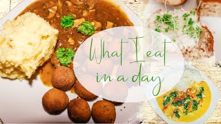 WHAT I EAT IN A DAY I GESUND UND FIT I ERNÄHRUNGSTAGEBUCH [upl. by Leind]