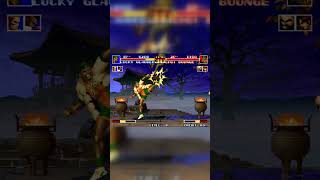 Lucky Glauber Death Combo kof94 kof snk shorts [upl. by Ogden]