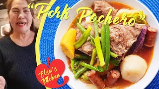 Pork Pochero Pochero Buto  buto baboy Quaratine Soup  Elsas Kitchen [upl. by Ludie495]