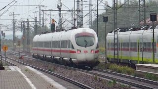 Plattling mit waldbahn ICET BR 411 415 ET 440 agilis Werbezug DB [upl. by Alletse528]