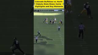 Colorado Buffaloes vs North Dakota State Bison Game Highlights and Key Moments [upl. by Hildie]