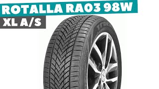 REVIEW Rotalla 21555R17 ROTALLA RA03 98W XL AS 2023 17 inch all seasons tyres [upl. by Gulick987]