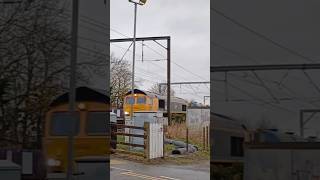 Class 66 Passing Waterbeach [upl. by Madaih469]