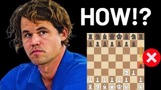 Carlsen Breaks Every Rule Then Wins In 21 Moves [upl. by Anovad509]