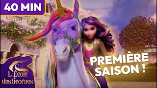 Lécole des licornes SAISON 1  🌈 dans 40 minutes  Dessins animés pour enfants [upl. by Yendic152]