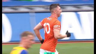 OISIN CONATY POINT  ARMAGH V ROSCOMMON  2024 ALL IRELAND FOOTBALL CHAMPIONSHIP [upl. by Anaeel]